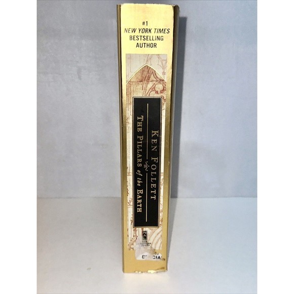 The Pillars of the Earth by Ken Follett 1989 Paperback Oprah's Book Club book - Picture 4 of 6